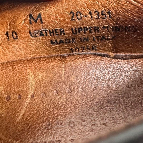 Johnston & Murphy Passport‎ Leather Upper&Lining Black Shoes Size 10 Italy  Made main image 7